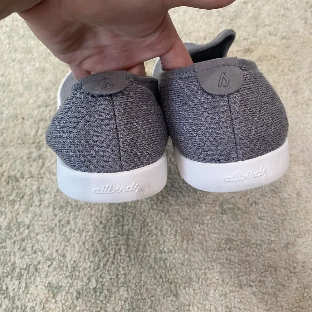 Allbirds Women’s Size 11 TL Tree Loungers Gray Knit Slip On Shoes Sneakers